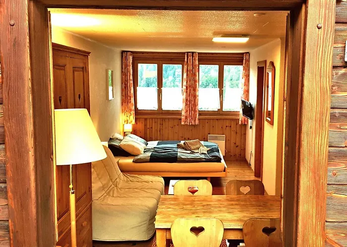 Alpesi faház Le Petit - 5' Zum Skilift - Kostenlose Getraenke Ovronnaz